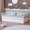 Ver imagem 2 de Bicama Infantil Slim Madeira Maciça Branco Housin