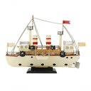 Ver imagem 4 de Navio Titanic Branco 28x10x33cm Estilo Retrô - Vintage
