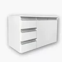 Ver imagem 1 de Gabinete Suspenso Luxo 3 Gavetas 2 Portas Ecopux Ecogbs-3 - Ecoplanejados