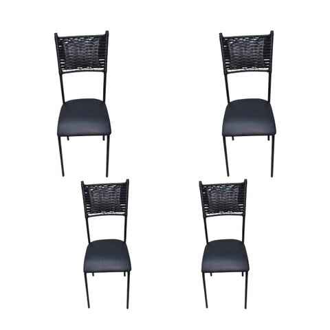 Kit 4 Cadeira para Cozinha e Sala de Jantar Moderna Luxo