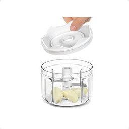 Mini Processador Moedor Triturador Alimentos Recarregável - 4