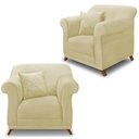 Ver imagem 1 de Kit 2 Poltronas Decorativas Retro Polo Suede 1100 Ezz 1100
