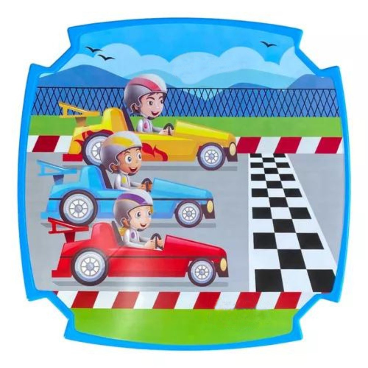 Conjunto Mesa e 2 Poltronas Desenhos Infantil Carros - 5