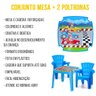 Conjunto Mesa e 2 Poltronas Desenhos Infantil Carros - 4