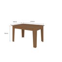 Ver imagem 2 de MESA ISIS 1,35 X 0,90 - Cedro Gold