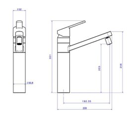 Torneira De Cozinha Misturador Flex Plus Deca 2250.C - 4