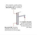 Ver imagem 5 de Torneira De Cozinha Misturador Flex Plus Deca 2250.C