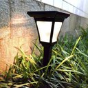 Ver imagem 3 de Luminária Solar Poste Balizador Colonial Espeto Jardim Led Branco Quente