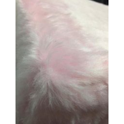 Puff Pé Palito Quadrado Alce Couch Pelinho Pelúcia Rosa 40cm - 4