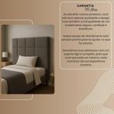 Ver imagem 4 de Cabeceira Cama Box Solteiro 90cm Elena Estofada Marrom