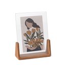 Ver imagem 1 de Porta-Retratos 10x15 em Madeira e Vidro 22734 Mart