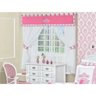 Cortina para quarto de meninas infantil e juvenil 2,20m x 1,80m - 1