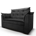 Ver imagem 4 de Sofá 2 Lugares Pequeno Confortável 1,40m Small Herrero Cor:preto