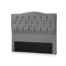 Cabeceira Cama Box Diamante Casal 140cm X 125cm Suede Cinza - 2