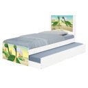 Ver imagem 2 de Bi Cama Infantil Solteiro 195cm X 96cm Kmteb