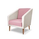 Ver imagem 3 de Poltrona Sala de Estar Monalisa Decorativo Suede:rosa