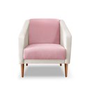 Ver imagem 2 de Poltrona Sala de Estar Monalisa Decorativo Suede:rosa