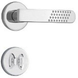 Fechadura Stam 823/21 roseta interna redonda cromada - 1