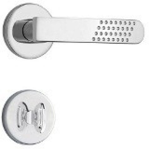 Fechadura Stam 823/21 roseta interna redonda cromada