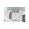 Armário Tábua de Passar Roupas Amélia com 2 Portas e Suporte para Ferro - Branco - 3