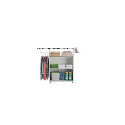 Armário Tábua de Passar Roupas Amélia com 2 Portas e Suporte para Ferro - Branco - 2