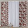 Cortina 2,00 Larg x 1,70 Alt Estampada Quarto ou Sala - 1