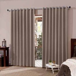 Cortina Blackout Liso 4 Metros Blecaute Corta Luz - 1