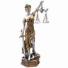 Estátua Deusa Têmis 23 cm Dama Da Justiça Símbolo Do Direito - 3