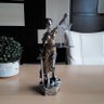 Estátua Deusa Têmis 23 cm Dama Da Justiça Símbolo Do Direito - 4