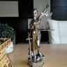Estátua Deusa Têmis 23 cm Dama Da Justiça Símbolo Do Direito - 1