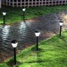 Kit 4 - Luminária Solar Balizadora de Jardim Espeto Colonial LED Branco Quente 3000K - 4