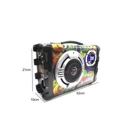 Caixa de Som Bluetooth Portátil Amplificada SD USB FM xtrad - 2