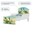 Ver imagem 2 de Cama Infantil Dinossauro Irmãos com Colchão Mini Cama