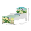 Ver imagem 3 de Cama Infantil Dinossauro Irmãos com Colchão Mini Cama
