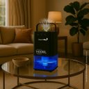 Ver imagem 6 de Desumidificador Antimofo Secar Ar Elétrico 1400ml Led Lâmpada Ambiente 7 Cores Preto Importway