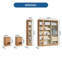 Ver imagem 3 de Guarda-Roupa Modulado 5 Portas 6 Gavetas 4 Peças Infinity+