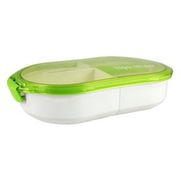 Pote Marmita com 3 Compartimentos 750 Ml Verde Jacki Design - 3