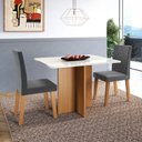 Ver imagem 1 de Mesa de Jantar 2 Lugares Cup Tecido Grafite - Pnr Móveis