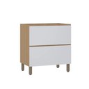 Ver imagem 1 de Balcão Modulado 80cm (sem Tampo) Misto 1 Gavetão 1 Porta Slim Luciane
