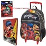 Mochila + Pasta Aba Miraculous Ladybug Girls Pacific Ganhe - Preto - 1