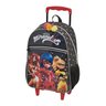 Mochila + Pasta Aba Miraculous Ladybug Girls Pacific Ganhe - Preto - 2
