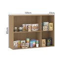 Ver imagem 2 de Armário de Parede Modulado 120cm 3 Portas Slim Luciane