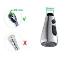 Ver imagem 3 de Cabeça Bico Torneira Gourmet Cozinha Chuveirinho 3 Funções