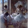 Bailarinas (1885) - Degas - Tela 30x30 Para Quadro - 1