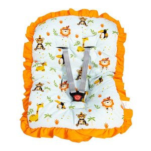 Capa de Bebê Conforto Mt - Safari Laranja