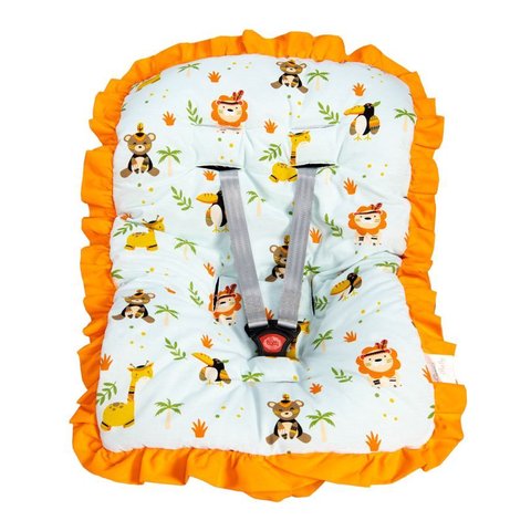 Capa de Bebê Conforto Mt - Safari Laranja