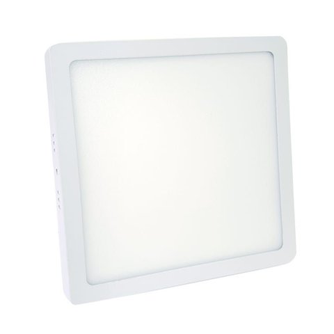 Kit 4 Luminária Plafon Led 6000k 25w Sobrepor Quadrado