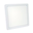 Ver imagem 1 de Kit 10 Luminária Plafon LED 6000K 24W(25W)Sobrepor Quadrado