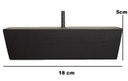 Ver imagem 3 de Pé de Madeira Imbuia 5cm 18cm Sofá Kit 4 Pezinhos
