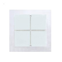 Plafon Teto e Parede Millenium P de Embutir Alumínio e Vidro - 1